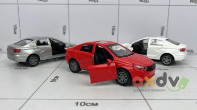 Фото Машина металлическая Лада Веста 1*12шт в интернет-магазине axdv.ru