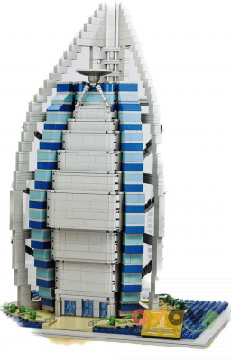 Фото Конструктор Дубаи Бурдж-эль-Араб / Burj Al Arab 2280 дет. в интернет-магазине axdv.ru