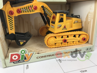 Фото Экскаватор с ковшом инерционный "Самостоятельное строительство / DIY building" в интернет-магазине axdv.ru