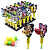 Фото Сахарное драже "Канди клаб" в тубе с игрушкой (зверята) 2гр*30шт*12 блоков в интернет-магазине axdv.ru / аиксдв