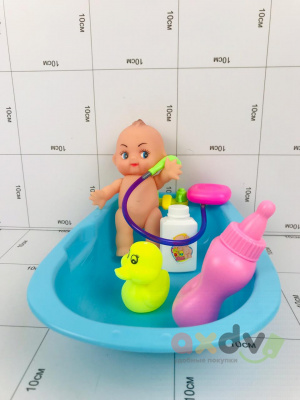 Фото Пупс в ванной с уточкой в интернет-магазине axdv.ru