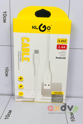 Фото Зарядный кабель MicroUsb S-95Z в интернет-магазине axdv.ru