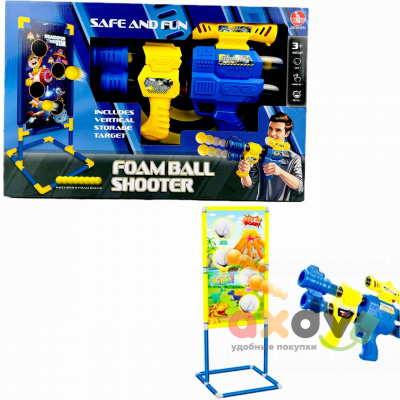 Фото Бластер с мягкими шариками "Стрелок из пенопластового шарика / Foam Ball Shooter" в интернет-магазине axdv.ru