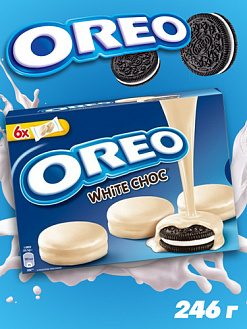 Фото Печенье Орео Печенье с белым шоколадом / Oreo Cookies White Chocolate 246гр*10шт (Импорт) в интернет-магазине axdv.ru / аиксдв