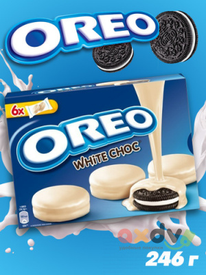 Фото Печенье Орео Печенье с белым шоколадом / Oreo Cookies White Chocolate 246гр*10шт (Импорт) в интернет-магазине axdv.ru