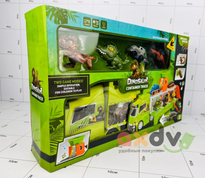 Фото Игровой набор "Контейнеровоз-динозавр / Dinosaur container Truck" в интернет-магазине axdv.ru