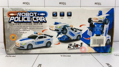 Фото Роботизированный полицейский автомобиль "ROBOT POLICE CAR" в интернет-магазине axdv.ru