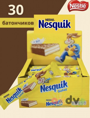 Фото Батончик Несквик 18г*30шт*12бл в интернет-магазине axdv.ru