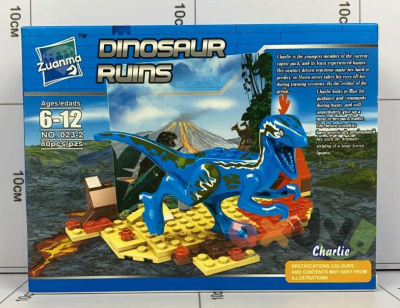 Фото Конструктор "Динозавр / Dinosaur" 2 (80 дет.) в интернет-магазине axdv.ru