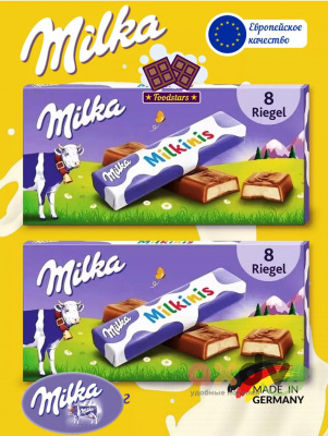 Фото Батончики "Милка Милкинис / Milka Milkinis" 87,5гр*20шт (Импорт) в интернет-магазине axdv.ru