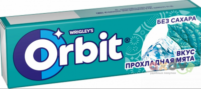 Фото Жевательная резинка "Орбит Белый / Orbit White" Прохладная мята 13,6г 30/60 в интернет-магазине axdv.ru