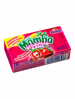 Фото Мамба / Mamba жевательная конфета "Ягодный Удар / Ягодный Bang" 26,5г* 6бл*48шт в интернет-магазине axdv.ru / аиксдв