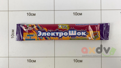 Фото Электрошок XXL жевательная конфета Ананас и малина, дисплей-бокс, 12*24*28г, CC-084 в интернет-магазине axdv.ru