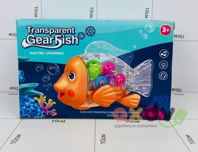 Фото Свето-звуковая рыбка "Шестеренки" Gear Fish в интернет-магазине axdv.ru