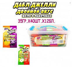Фото КМ Желе Дабл Джелли 2в1 35г*40шт*12бл в интернет-магазине axdv.ru / аиксдв