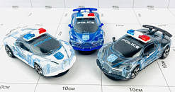 Фото Машинка светозвуковая (самодвижущаяся) Полицейский Бугатти / Police Bugatti 1/8шт в интернет-магазине axdv.ru / аиксдв