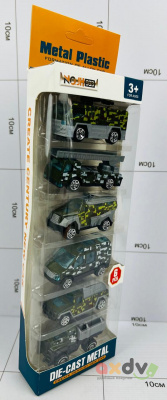 Фото Набор металлических машинок "Литые под давлением / DIE CAST" Военная техника (6 шт) в интернет-магазине axdv.ru