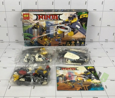 Фото Конструктор "Ниндзя / Ninja" Громовой мечник на воздушном скате 365 дет. в интернет-магазине axdv.ru