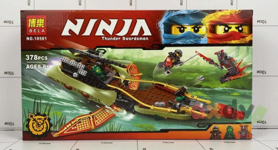 Фото Конструктор "Ниндзя / Ninja" Громовой мечник на корабле 378 дет. в интернет-магазине axdv.ru
