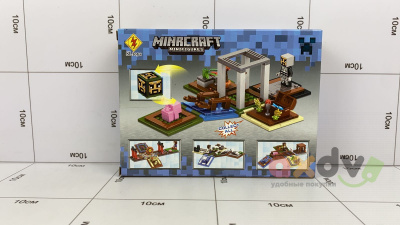 Фото Конструктор MinrCraft (Синий) 114 дет. в интернет-магазине axdv.ru