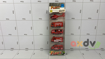Фото Набор машин "Огонь / Fire" 5-и штучный в интернет-магазине axdv.ru
