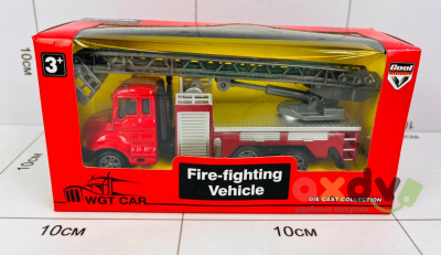 Фото Пожарная машина металлическая инерционная Fire-Fighting vehicle в интернет-магазине axdv.ru