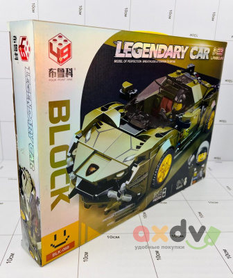 Фото Конструктор "Легендарный автомобиль / Legendary Car" 314 дет. BLK-068 в интернет-магазине axdv.ru