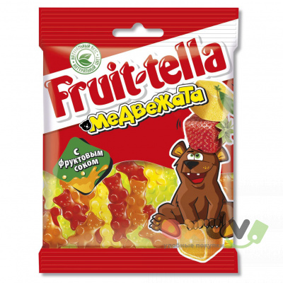 Фото Жевательный мармелад Фруттелла / Fruittella "Медвежата", 70гр. в интернет-магазине axdv.ru