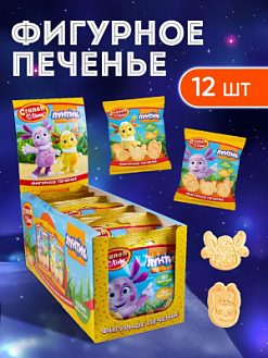 Фото Печенье фигурное "Лунтик" 20гр*12шт в интернет-магазине axdv.ru / аиксдв