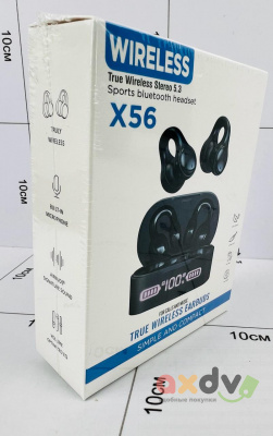Фото Наушники беспроводные Wireless X56 в интернет-магазине axdv.ru