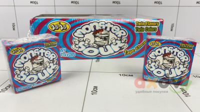 Фото Жевательная конфета Джоджо / JOJO® Чудовищно кислый / Monster Sour, 12*24*14г;CC-110;Пакистан в интернет-магазине axdv.ru