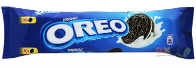 Фото Печенье "Орео/Oreo" с какао и с начинкой со вкусом клубники 95гр в интернет-магазине axdv.ru