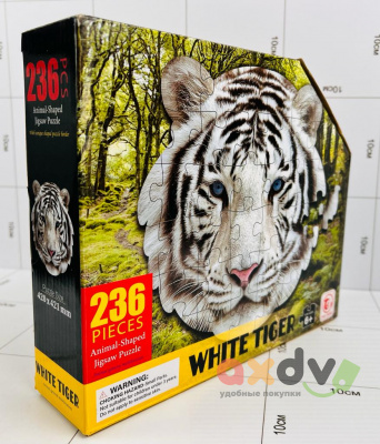 Фото Пазл "Белый тигр / White Tiger" 236 дет. в интернет-магазине axdv.ru