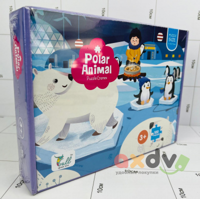 Фото Пазл "Полярное животное / Polar Animal" 100 дет. в интернет-магазине axdv.ru