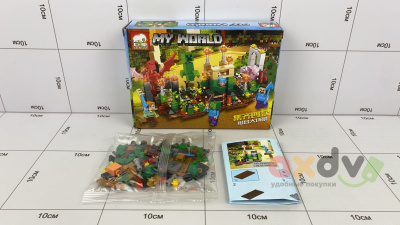 Фото Конструктор "Мой мир / My World" 106 дет. в интернет-магазине axdv.ru
