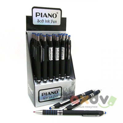 Фото Ручка Шариковая "PIANO" Прорезиненный с PB-165С в интернет-магазине axdv.ru