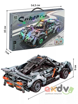 Фото Конструктор на пульте управления "Суперкар 8382 / Super Car 8382" 428 дет. в интернет-магазине axdv.ru