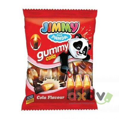Фото Жевательный желейный мармелад Джимми / JIMMY GUMMY, Кола, пакет 80г*12шт*6бл в интернет-магазине axdv.ru