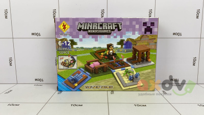 Фото Конструктор MinrCraft (Фиолетовый) 122 дет. в интернет-магазине axdv.ru