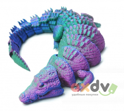 Фото Игрушка пластик 3D КРОКОДИЛ в интернет-магазине axdv.ru