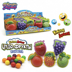 Фото Кислое драже "Чудо-Фрукты" 12гр*32шт*12бл в интернет-магазине axdv.ru / аиксдв