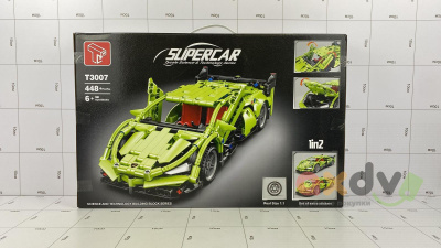 Фото Конструктор"Скользящая машина / SliperCar" зеленый 448 дет. в интернет-магазине axdv.ru
