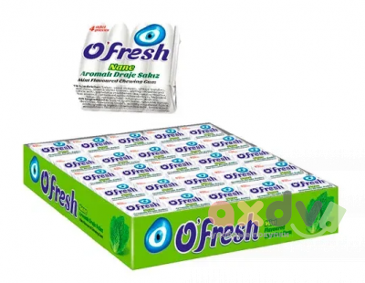 Фото Жевательная резинка О'фреш / O'fresh (со вкусом мяты), 40*50*5г., CG-157 в интернет-магазине axdv.ru