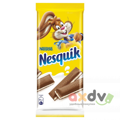 Фото Молочный шоколад Нестле Несквик / Nestle Nesquik с молочной начинкой и кальцием в интернет-магазине axdv.ru