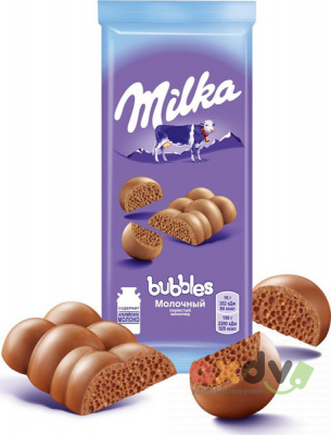Фото Шоколад "Милка пористый / Milka Bubbles" молочный 16шт*72гр в интернет-магазине axdv.ru
