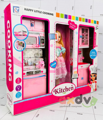 Фото Игровой набор Кухня / Kitchen с куклой в интернет-магазине axdv.ru