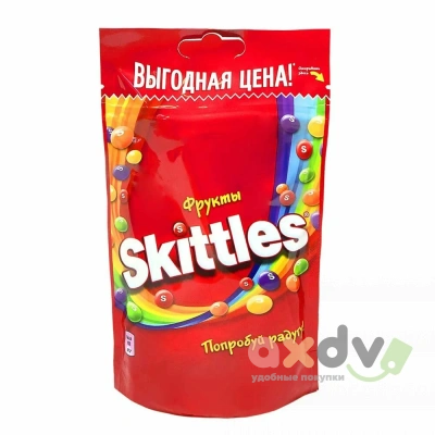 Фото Драже "Скитлс/Skittles" Фруктовый 70г/26 в интернет-магазине axdv.ru