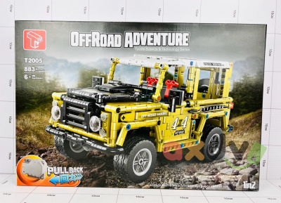 Фото Конструктор "Приключение на бездорожье / OffRoad Adventure" 883 дет. в интернет-магазине axdv.ru