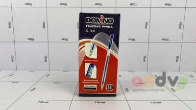 Фото Ручка гелевая 0.5mm D-301 синяя в интернет-магазине axdv.ru