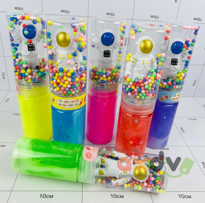 Фото Слайм с шариками и игрушкой (Космонавт) 1/6 в интернет-магазине axdv.ru